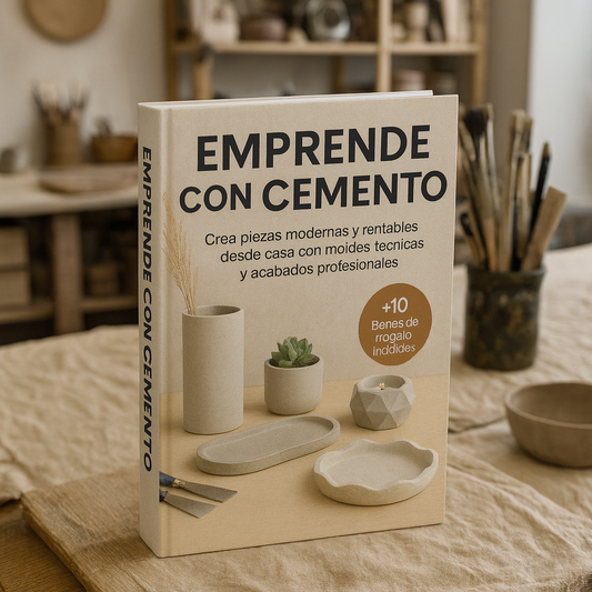 Emprende con Cemento + 10 Bonos de Regalo 🎁